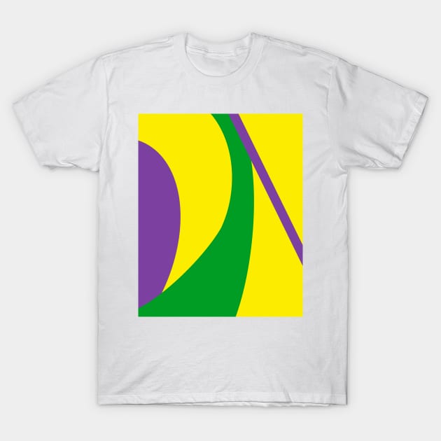 Mardi Gras abstract T-Shirt by Stephanie Kennedy 